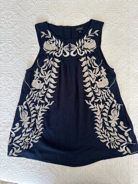 Lucky Brand Embroidered Blouse - Size S